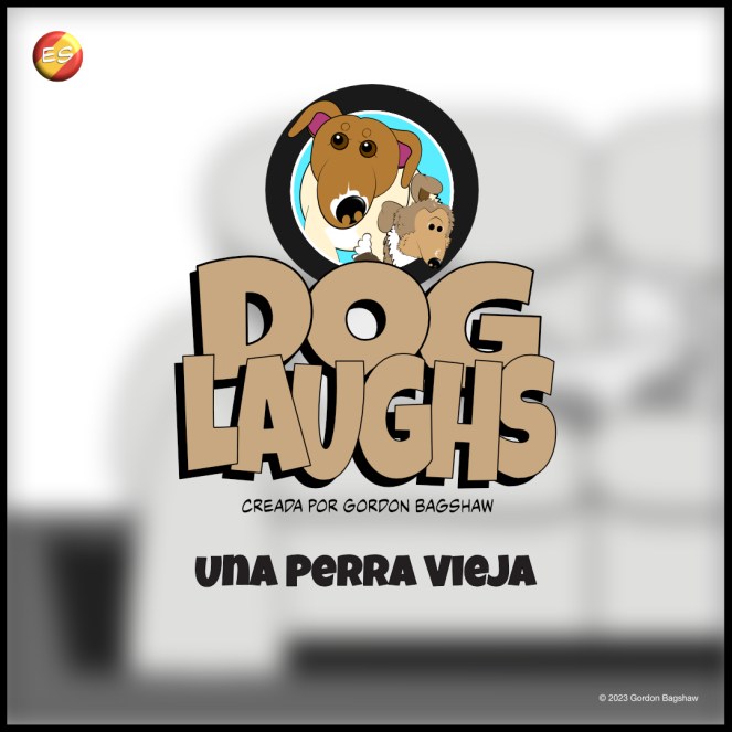 Este es Dog Laughs, una tira cómica de Gordon Bagshaw. Título: Una Perra Vieja. Número de viñetas: 3. Las siguientes tres imágenes corresponden a cada viñeta de la tira cómica. Escenario: Amarela, la perra vieja de la familia, está echando una siesta en el sofá, pero el mundo de esta Rhodesian Ridgeback está a punto de cambiar de manera significativa gracias a un pequeño compañero. Imagina esto: Estás cansado después de un largo día de no hacer nada. ¿Qué es lo que quieres más que nada? Quieres más de nada. Bueno, eso no va a suceder para la vieja Amarela en la tira cómica de hoy.